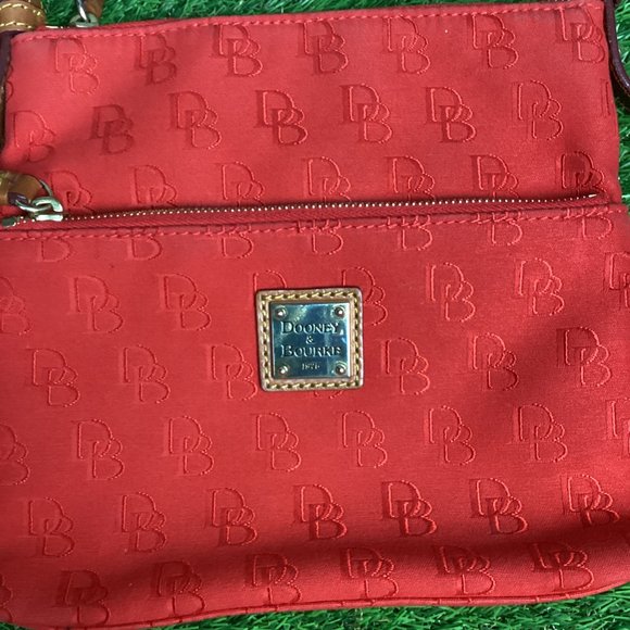 Dooney & Bourke Cherry Red Nylon Bag - Picture 2 of 15